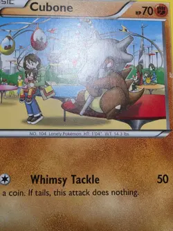 Pokemon HP Breakthrough Cubone Common 77/162 Regular - Image 4