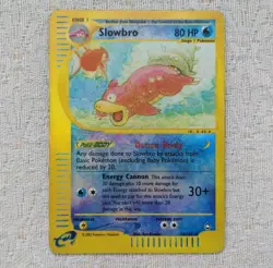 Slowbro 033/147 Aquapolis Reverse Holo Ultra Rare Pokemon TCG Nintendo HP - Image 1