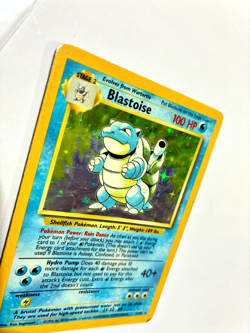 Pokemon Blastoise 2/102 Base Set Holo Rare Unlimited WOTC 1999 Vintage Original - Image 1