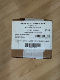 Pokemon ME02 Phantasmal Flames Sealed Case (6 booster boxes) - Image 1