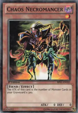 Yugioh Chaos Necromancer BP01-EN183 Starfoil 1st Edition LP - Image 1