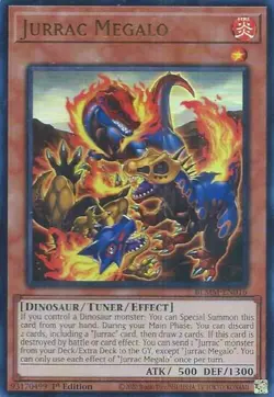 Yugioh! Jurrac Megalo - BLMM-EN016 - Ultra Rare - 1st Edition Near Mint, English - Image 1