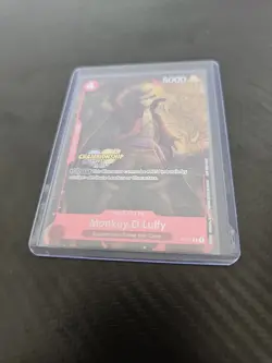 Bandai One Piece CCG Monkey D Luffy Championship 2023 P-007 Promo - Image 3