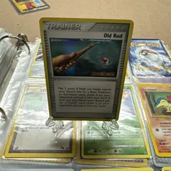 2006 POKEMON Dragon Frontiers HOLO TRAINER CARD Old Rod 78/101 Rare - Image 1