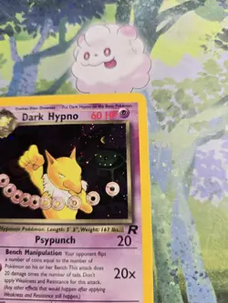 NM+ Dark Hypno Holo 9/81 Team Rocket Pokemon Card - Image 5