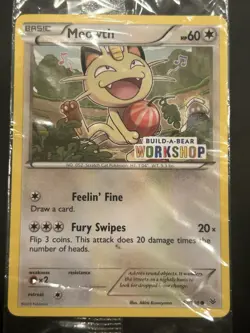 Pokemon Meowth 67/108 SEALED Build-A-Bear Workshop Stamp Promo Card FAST SHIP!! - Image 1