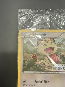 Pokemon Meowth 67/108 SEALED Build-A-Bear Workshop Stamp Promo Card FAST SHIP!! - Image 4