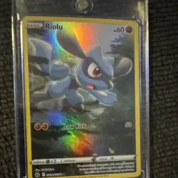 Pokemon TCG Riolu Holo GG26/GG70 60 HP Low Kick Fighting Basic English Card - Image 1