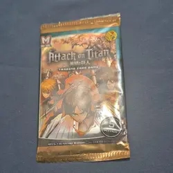 Panini Attack on Titan MetaX TCG Booster Packs 10 x 5 Cards Eren Yeager - Image 1