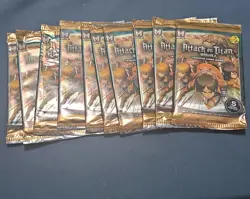 Panini Attack on Titan MetaX TCG Booster Packs 10 x 5 Cards Eren Yeager - Image 3