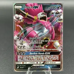 Hoopa GX - 96/181 - Pokemon Team Up Sun & Moon Ultra Rare Card NM - Image 1