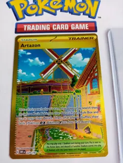 Artazon 229/197 - Gold Hyper Rare - Obsidian Flames - Pokemon Card - PACK FRESH - Image 2