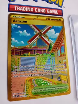 Artazon 229/197 - Gold Hyper Rare - Obsidian Flames - Pokemon Card - PACK FRESH - Image 3