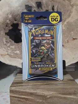 Pokemon (3-Card) Sun And Moon Unbroken Bonds Dollar General Pack Factory Sealed - Image 1