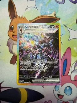 Pokemon TCG Ceruledge EX Prismatic Evolutions Special Illustration Card 147/131 - Image 2