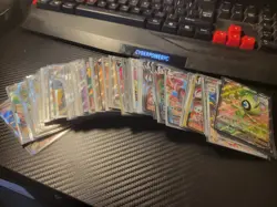 Big lot of 97 Full art, Vmax, Vstar Pokemon Cards - Image 1