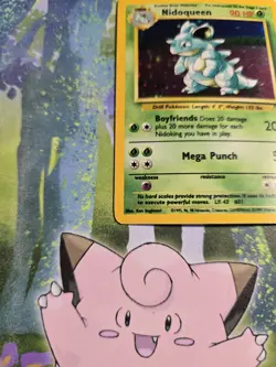 Nidoqueen Holo No Set Symbol 7/64 Jungle Pokemon Card - Image 3