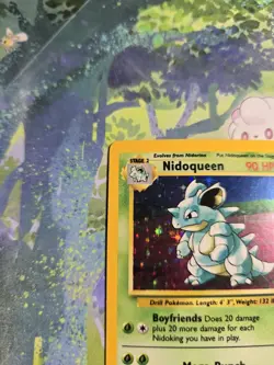 Nidoqueen Holo No Set Symbol 7/64 Jungle Pokemon Card - Image 4