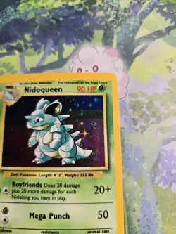 Nidoqueen Holo No Set Symbol 7/64 Jungle Pokemon Card - Image 5