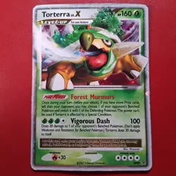 Torterra LV.X DP09 Diamond and Pearl Holo Pokemon Card MP Quick Shipping - Image 1