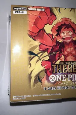 ONE PIECE CARD GAME BOOSTER BOX SEALED PRB-01 THE BEST ENGLISH 20 PACKS MINT - Image 3