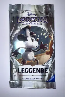 ART SET COMPLETO X3 BOOSTER LORCANA LEGGENDE TRADING CARD GAME SEALED ITALIANO! - Image 2