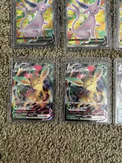 Pokemon Eeveelution Card Lot Espeon Sylveon Umbreon Leafeon Glaceon - Image 4