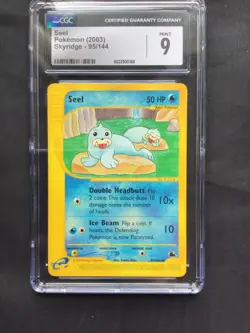 Pokemon Cards: Skyridge Common: Seel 95/144 CGC 9 - Image 2