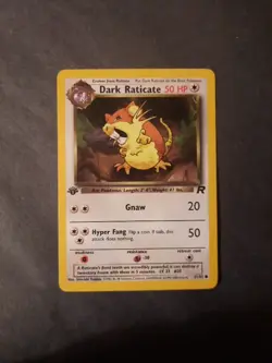 1st Edition Dark Raticate 51/82 - Team Rocket - Pokemon Card - Image 4