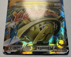 Pokemon M Steelix EX XY Steam Siege Ultra Rare 68/114 Holo Metal Card NM/M - Image 3