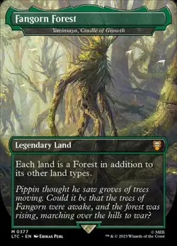 Yavimaya, Cradle of Growth "Fangorn Forest" - Extended Art LTC NM MTG - Image 1