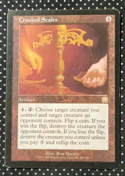 Magic: The Gathering- Crooked Scales - Mercadian Masques - 296/350 - Rare - Image 1