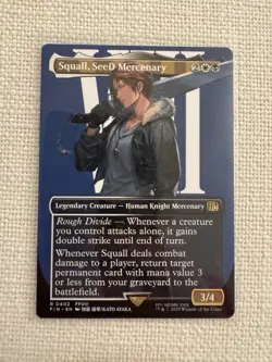 Squall, SeeD Mercenary Borderless R0402 Final Fantasy MTG Magic the Gathering NM - Image 1