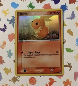 Pokemon TCG Torchic 67/108 Power Keepers Reverse Holo Stamped English 2007 - Image 1