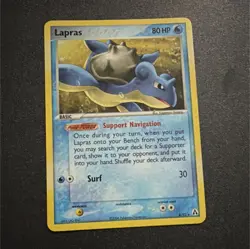 Pokemon Lapras Holo Rare 80 HP EX Legend Maker 8/92 Basic Card 2006 - Image 1