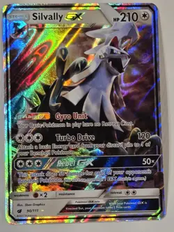 Silvally GX 90/111 S&M Crimson Invasion Holo Ultra Rare Pokemon Card 2017 - Image 1
