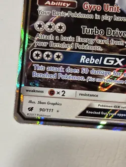 Silvally GX 90/111 S&M Crimson Invasion Holo Ultra Rare Pokemon Card 2017 - Image 3