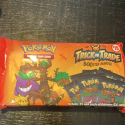 Pokemon Trick or Trade Booster Bundle Exclusive 35-Pack Gengar Pikachu Umbreon - Image 1