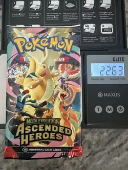 22.63g! HEAVY -Pokemon Ascended Heroes Booster Pack -Possible GODU - Image 1