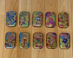 Pokemon 151 Mini Tin - Set of 10 - Brand New Factory Sealed - Random artwork ✅🚚 - Image 1