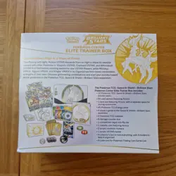 Pokemon TCG: Brilliant Stars Pokemon Center Elite Trainer Box Sealed With Case - Image 5