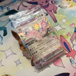 ESPEON EX 034/131 POKEMON PRISMATIC EVOLUTION STAMPED PROMO SEALED SURPRISE BOX - Image 2
