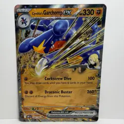 Cynthia's Garchomp ex 104/182 Pokemon SV10: DRI Double Rare Holo 2025 - Image 1