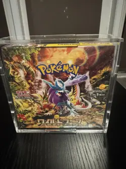 Pokemon Japanese WILD FORCE SEALED Booster Box with Acrylic Case - Image 1