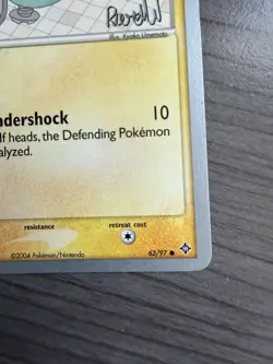 Pokemon TCG Magnemite 63/97 World Championship 2004 LP - Image 5