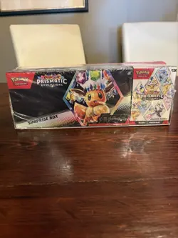 Pokemon TCG Prismatic Evolutions Surprise Box & Booster Bundle 2 Pack Sealed - Image 1