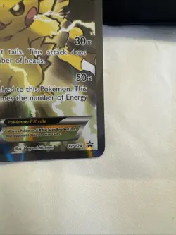 Pokemon TCG Promo - Pikachu EX XY124 Full Art Holo NM-LP - Image 4