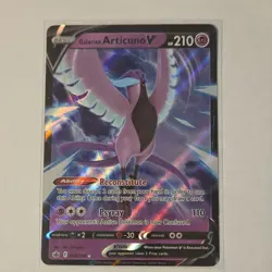 Pokemon Galarian Articuno V Ultra Rare Holo Chilling Reign 058/198 210 HP - Image 1