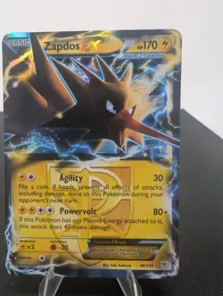 Pokemon 2012 Zapdos EX Holo Ultra Rare Card 48/135 Team Plasma - Image 1