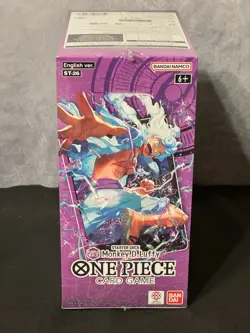 One Piece CCG Monkey D Luffy 6 Starter Deck Box ST-26 English Sealed New - Image 1